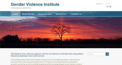 Desktop Screenshot of genderviolenceinstitute.org